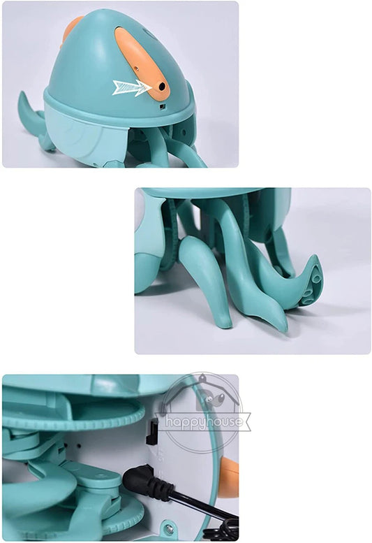 Brinquedo Polvo Fujão com Sensor de Obstáculos